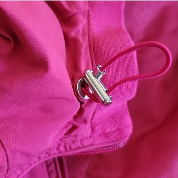Geox Respira Hooded Thermal Jacket in Pink Rose Size Small - Picture 15 of 17